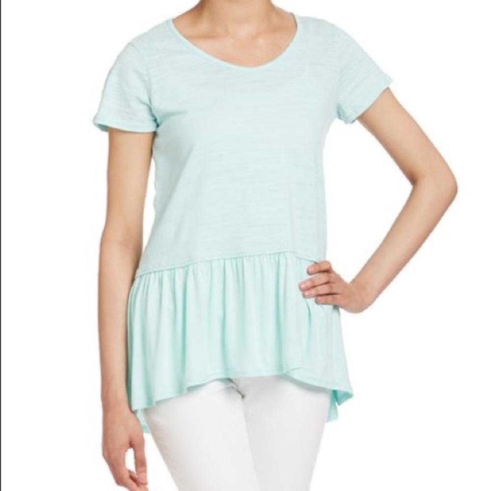 Nanette Lepore drop peplum top NWOT